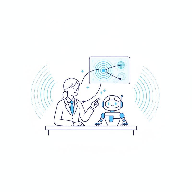 AI活用支援のイラスト